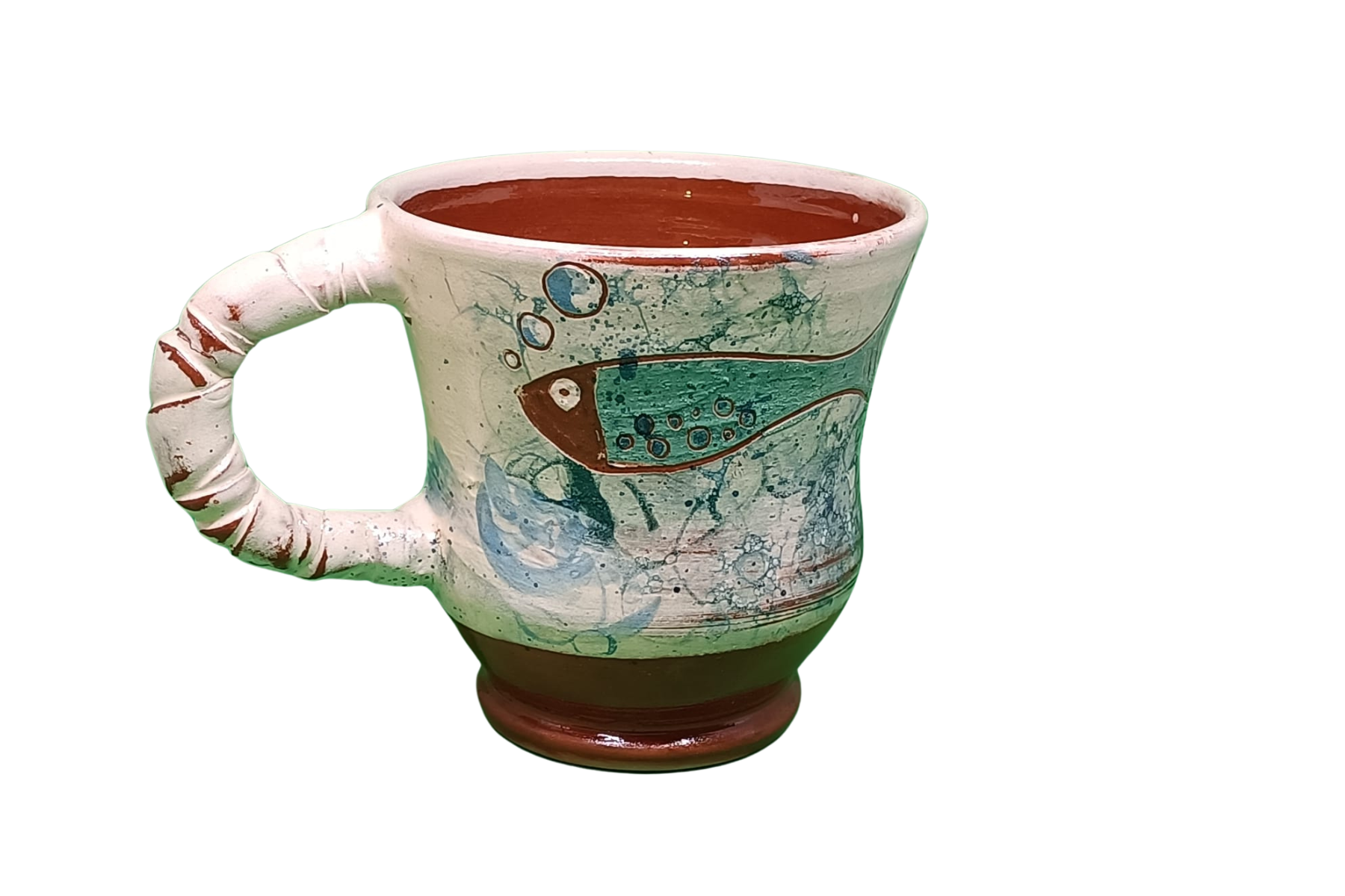 OrientéObjets Collection Figuerolles Tasse Poisson Tazza Ceramica Pesce