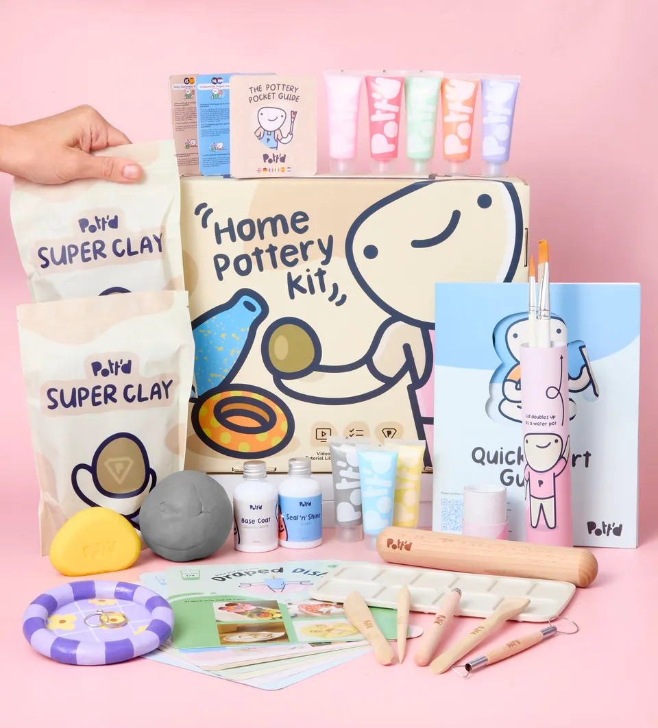 Pott'd Home Pottery Kit kit ceramica argilla casa fai da te