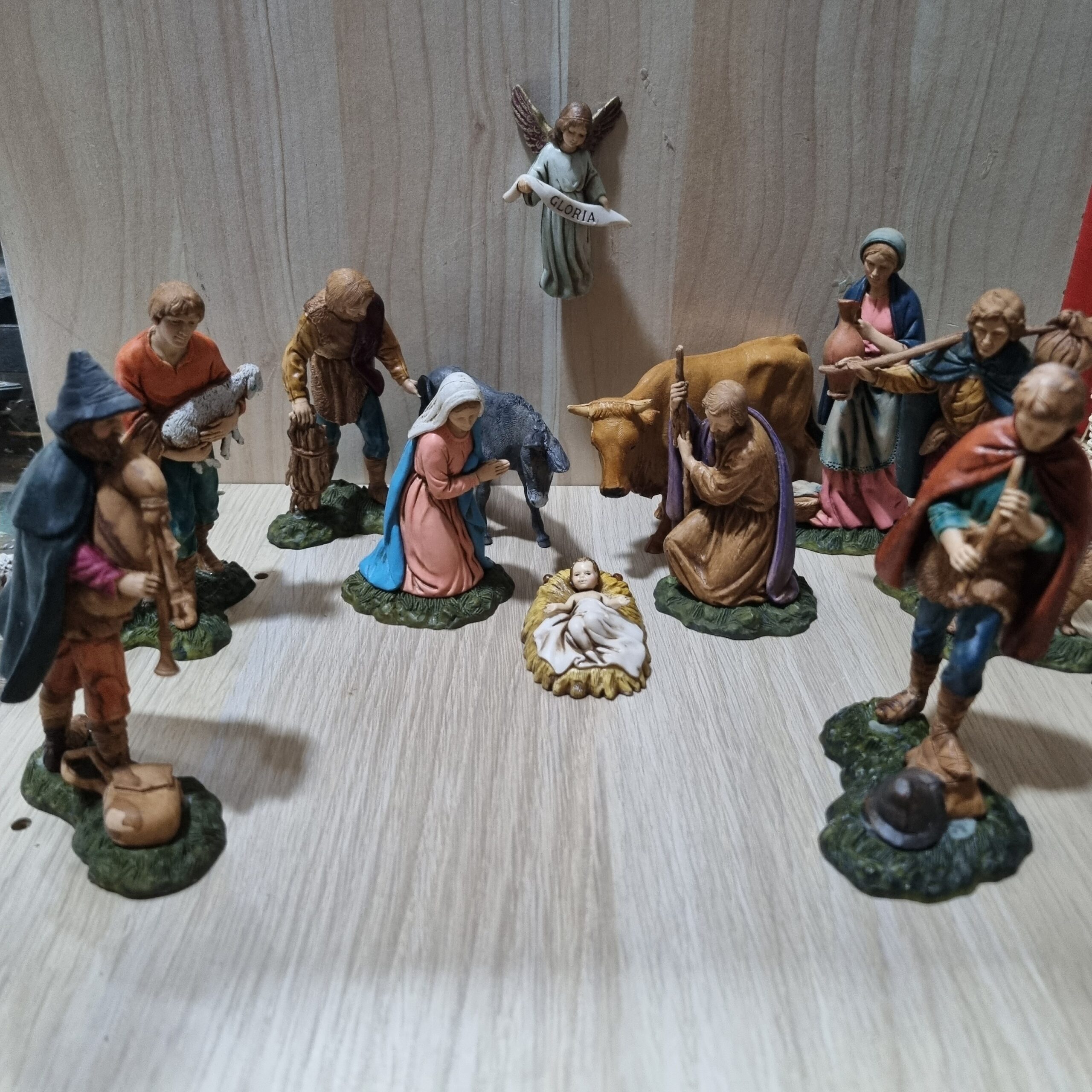 Ditta Montanini Landi Natività 12 pz 11 cm set presepe