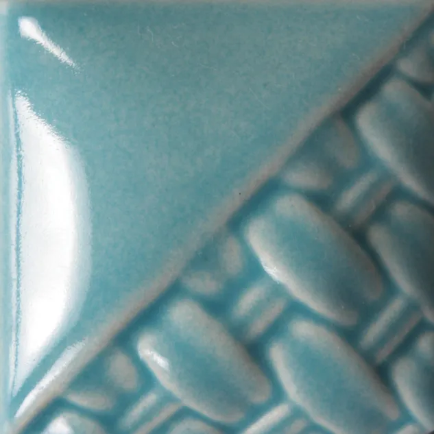 Mayco Stoneware Glacier Blue smalto ceramico azzurro traslucido