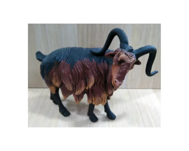 Ditta Montanini Animali AT8 Caprone Terracotta per Presepe