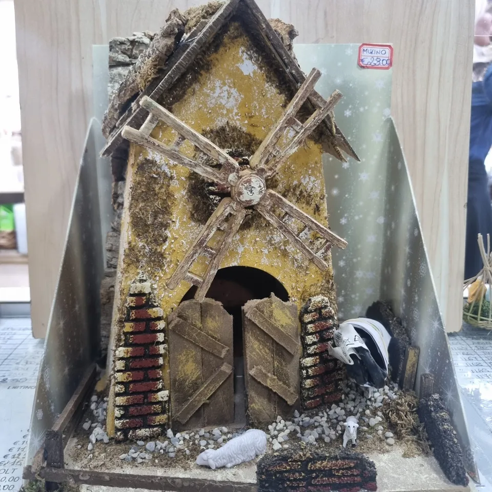 Ditta Montanini 11755 mulino a vento funzionante presepe