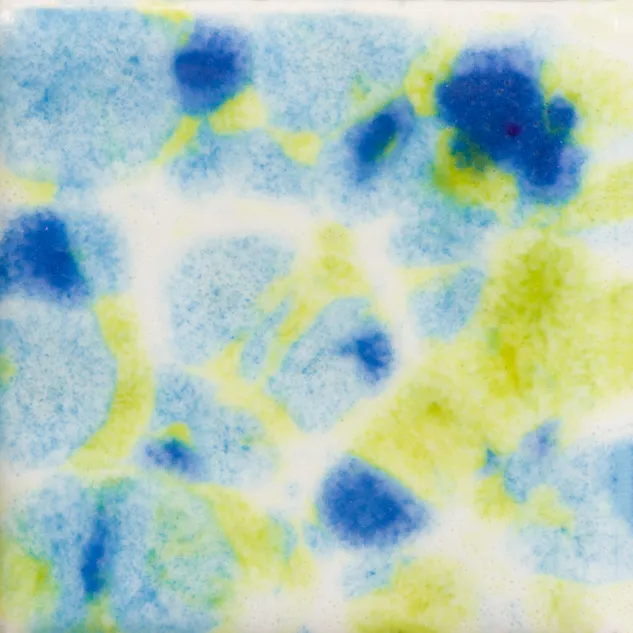 Mayco Jungle Gems Gogh Iris smalto ceramica blu verde