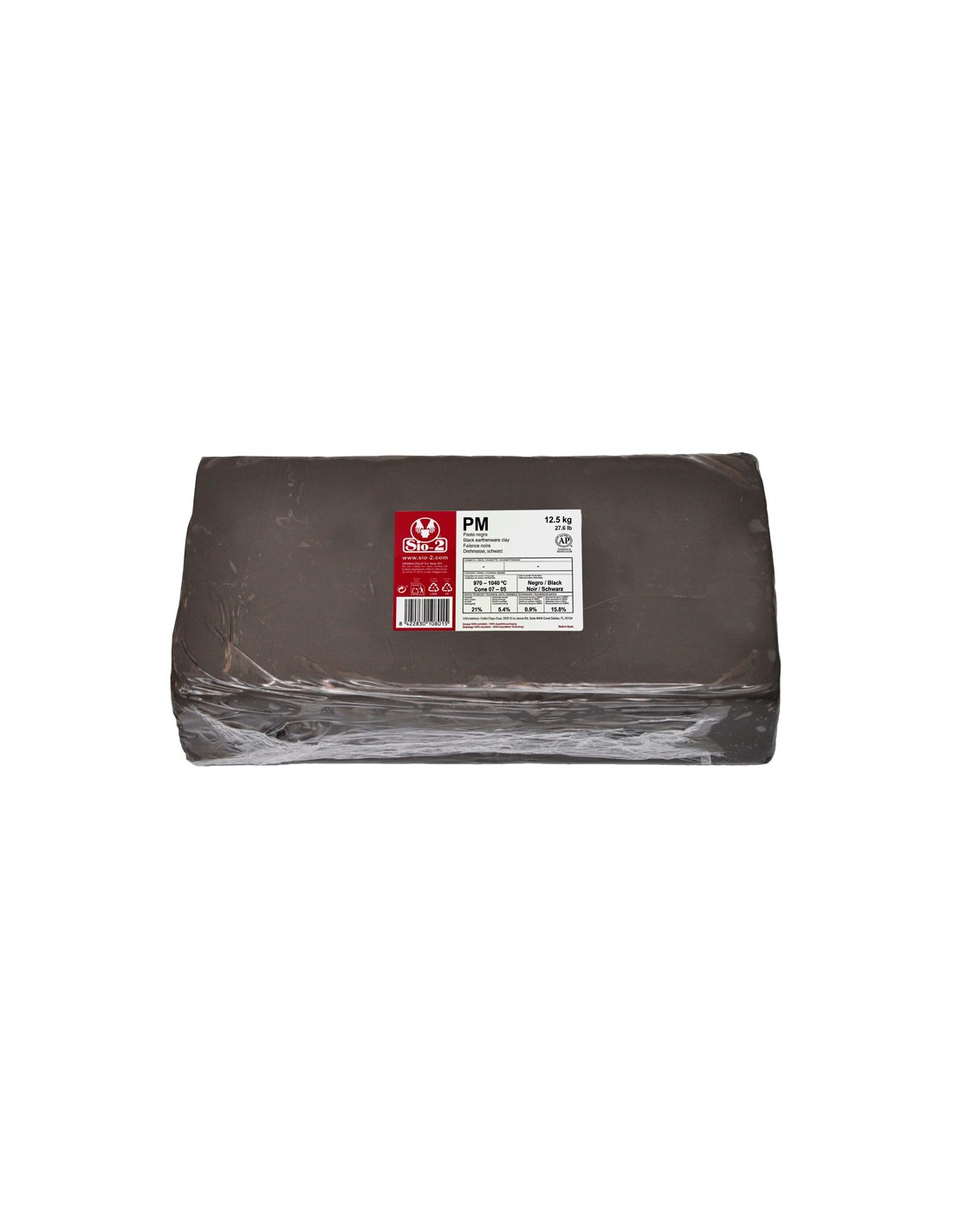 Cerama Impasti ceramici Argilla PM nera SIo-2 pasta manganese