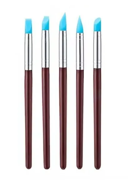Cerama Strumenti Set pennelli silicone modellazione argilla