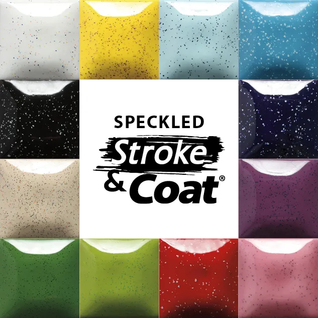 Mayco Speckled Stroke & Coat Kit 2 kit smalti maculati