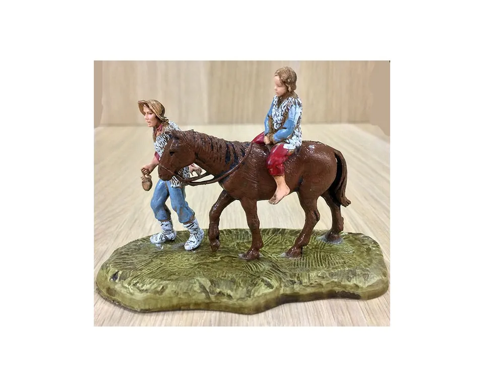 Ditta Montanini Gruppi Landi 0601-03 gruppo presepe resina