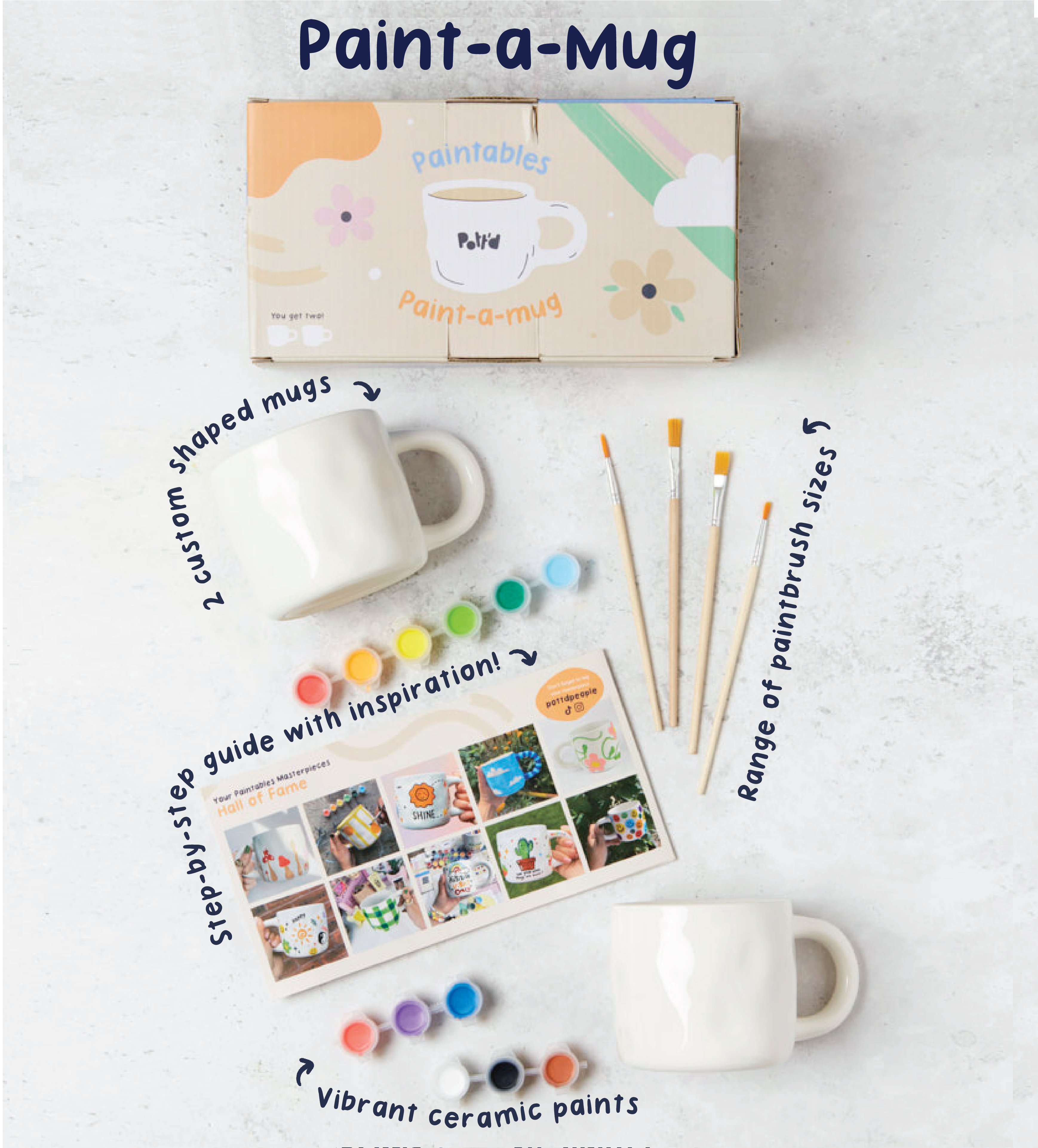 Pott'd Bundles Creative Gift for Two set ceramica per due