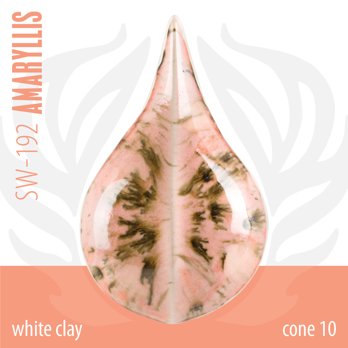 Mayco Foundations Amaryllis smalto cristalli ceramica rosso