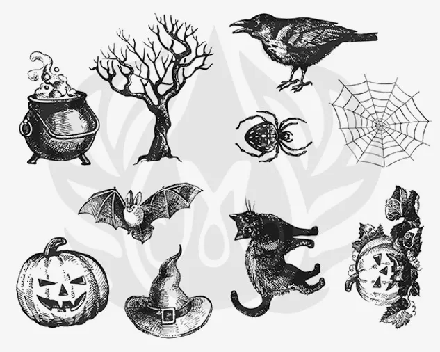 Mayco Silkscreens Designer Halloween serigrafia ceramica Halloween