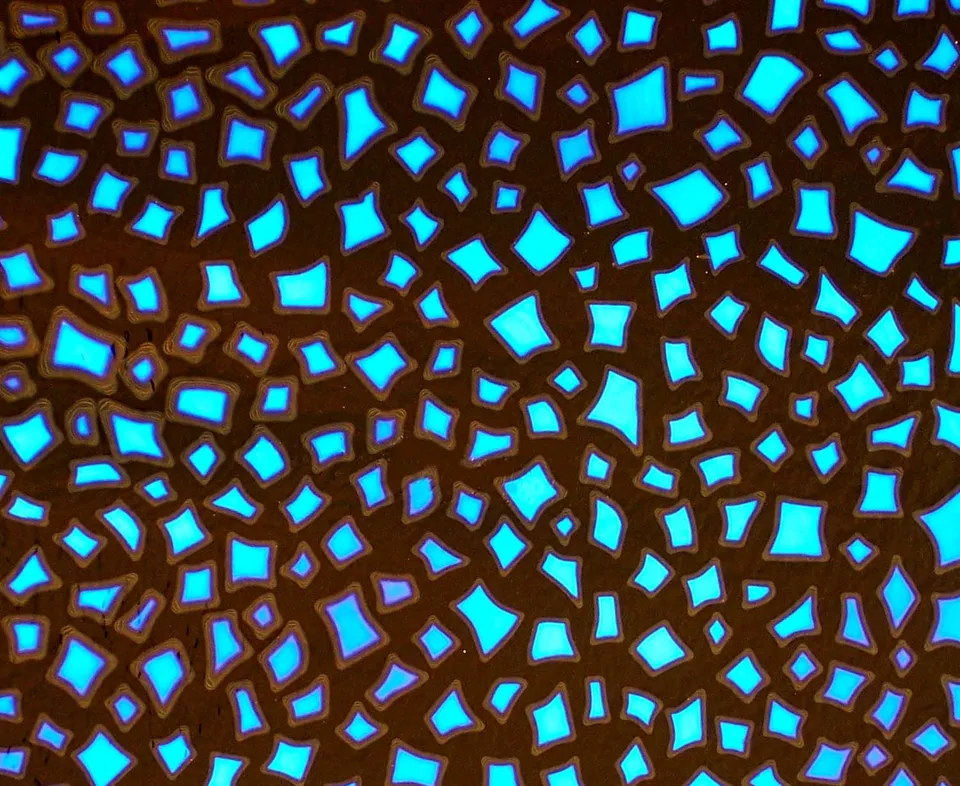 CBS Dichroic Borderline Confetti Red Blue vetro dicroico aurora