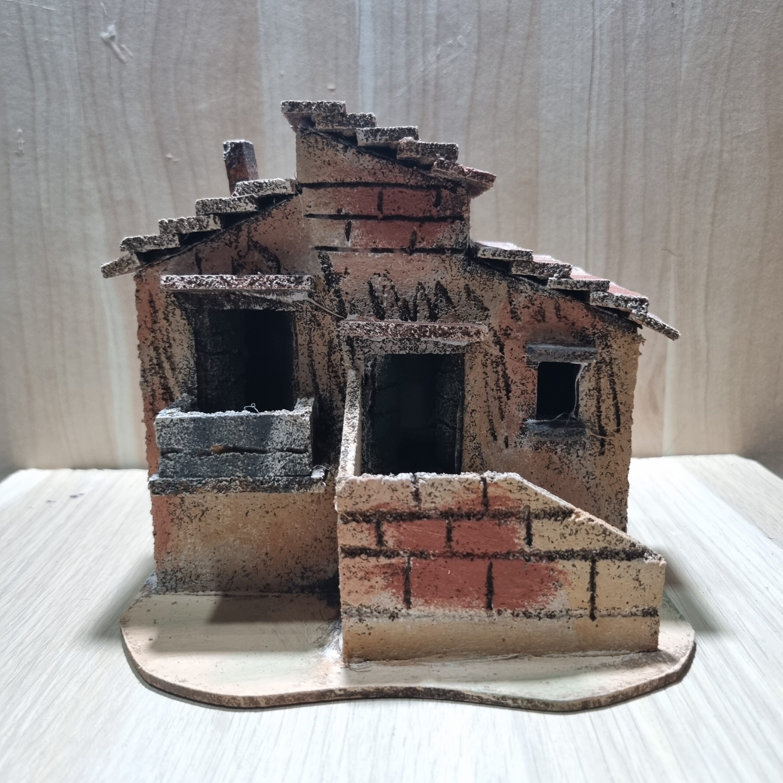 Ditta Montanini Casette art 27 casetta sughero presepe