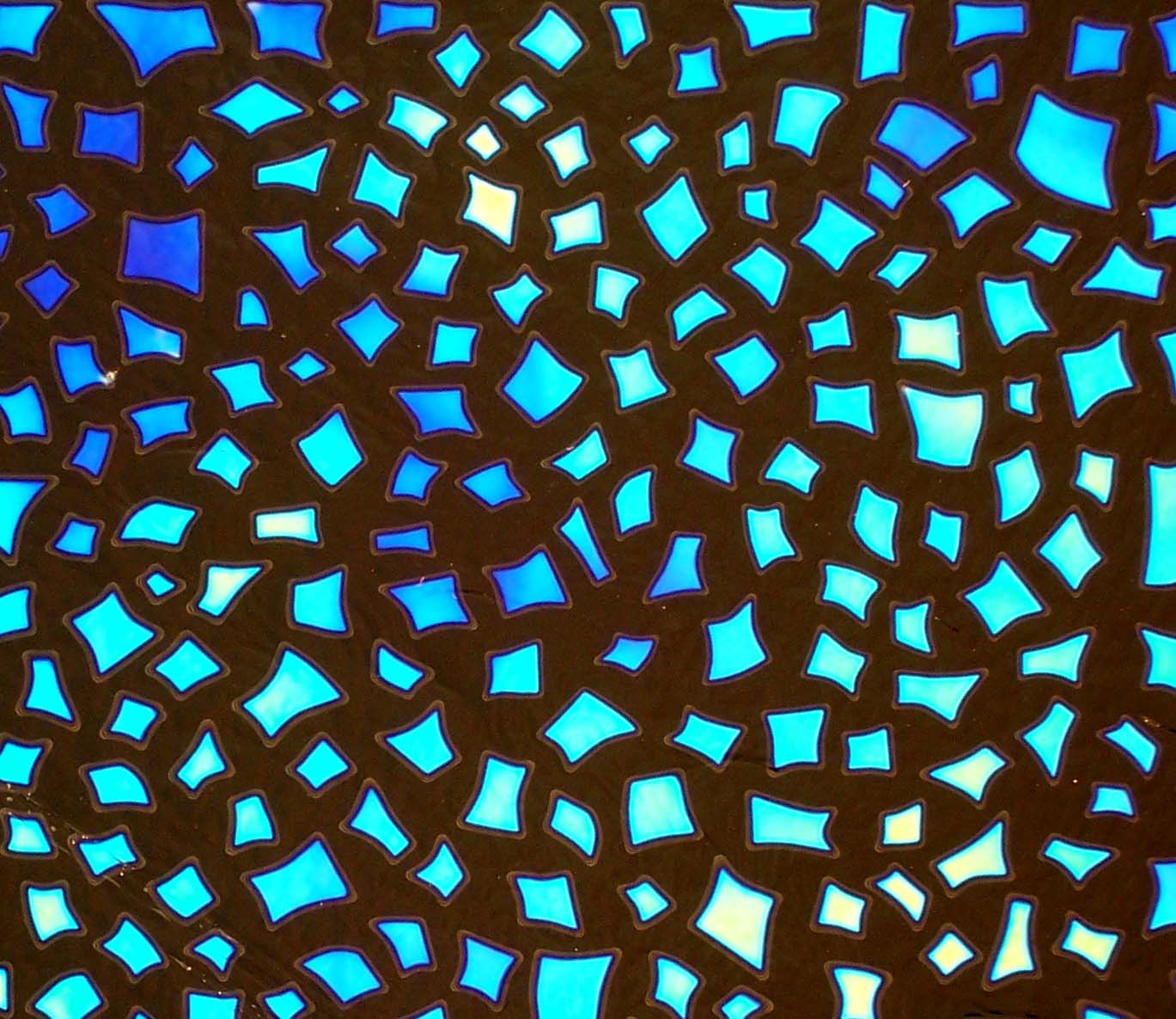 CBS Borderline Confetti Cyan Copper vetro fusione quarto foglio