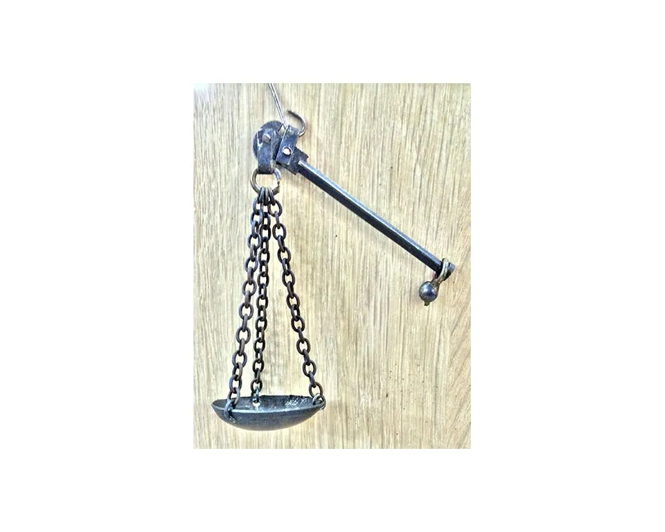 Ditta Montanini ST29 Bilancia H 8,5 cm miniatura presepe