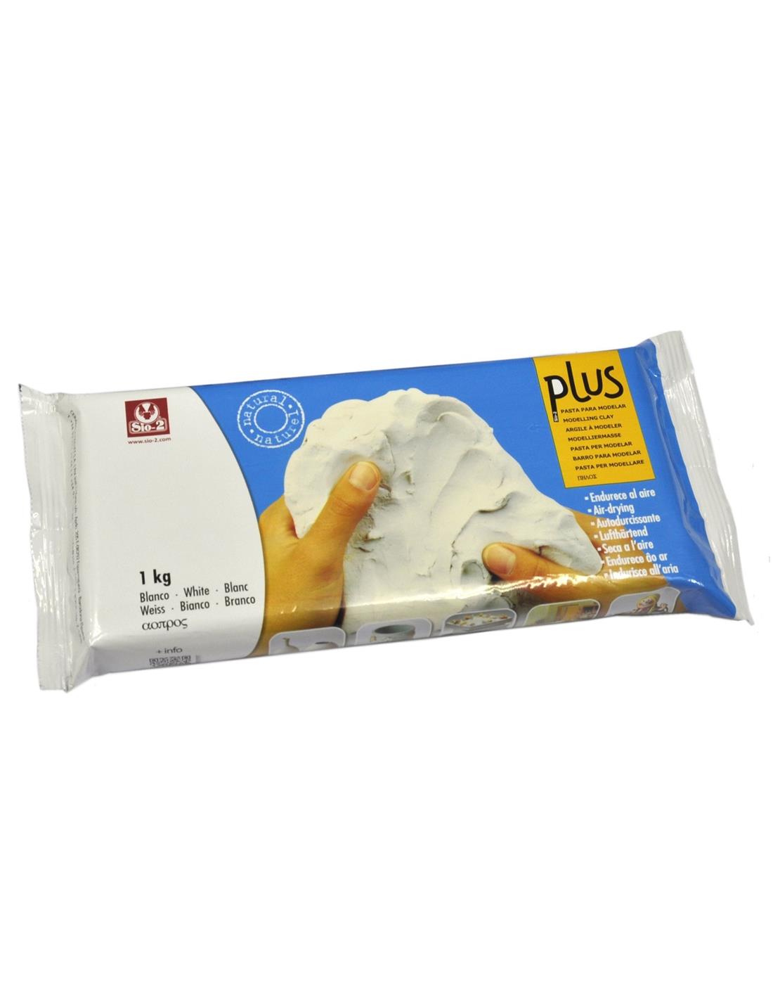 Cerama Sio-2 PLUS argilla autoindurente bianca senza cottura