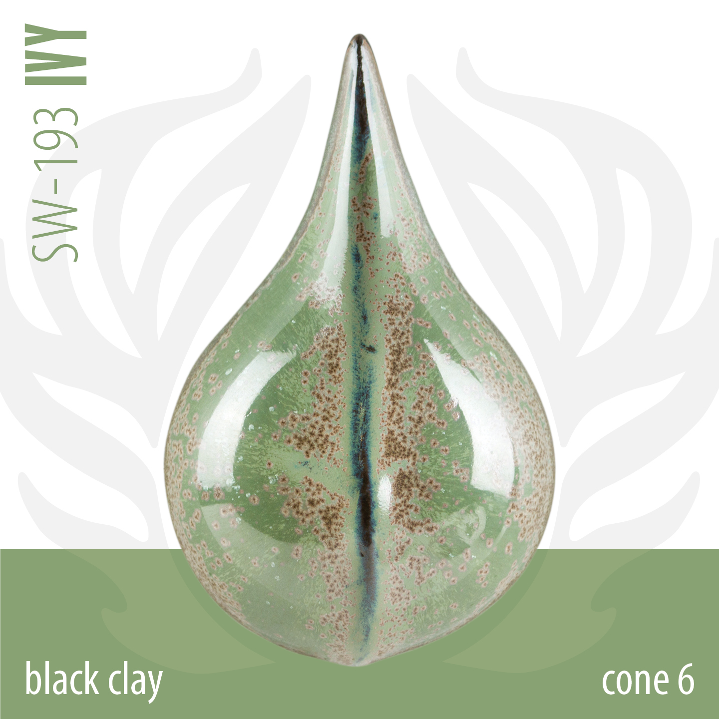 Mayco Stoneware Ivy smalto ceramica verde alta temperatura