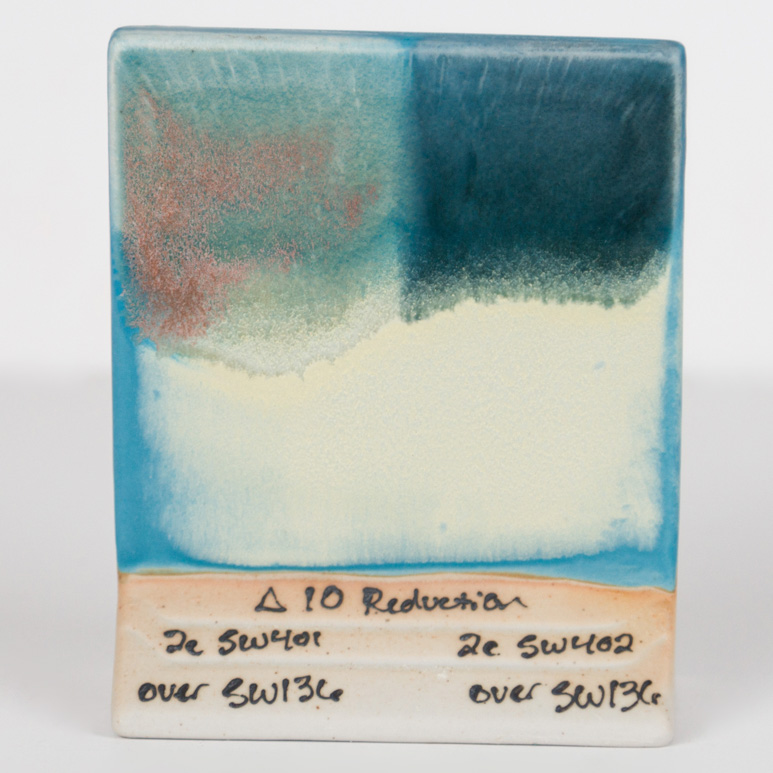 Mayco Stoneware Weathered Blue smalto gres blu opaco