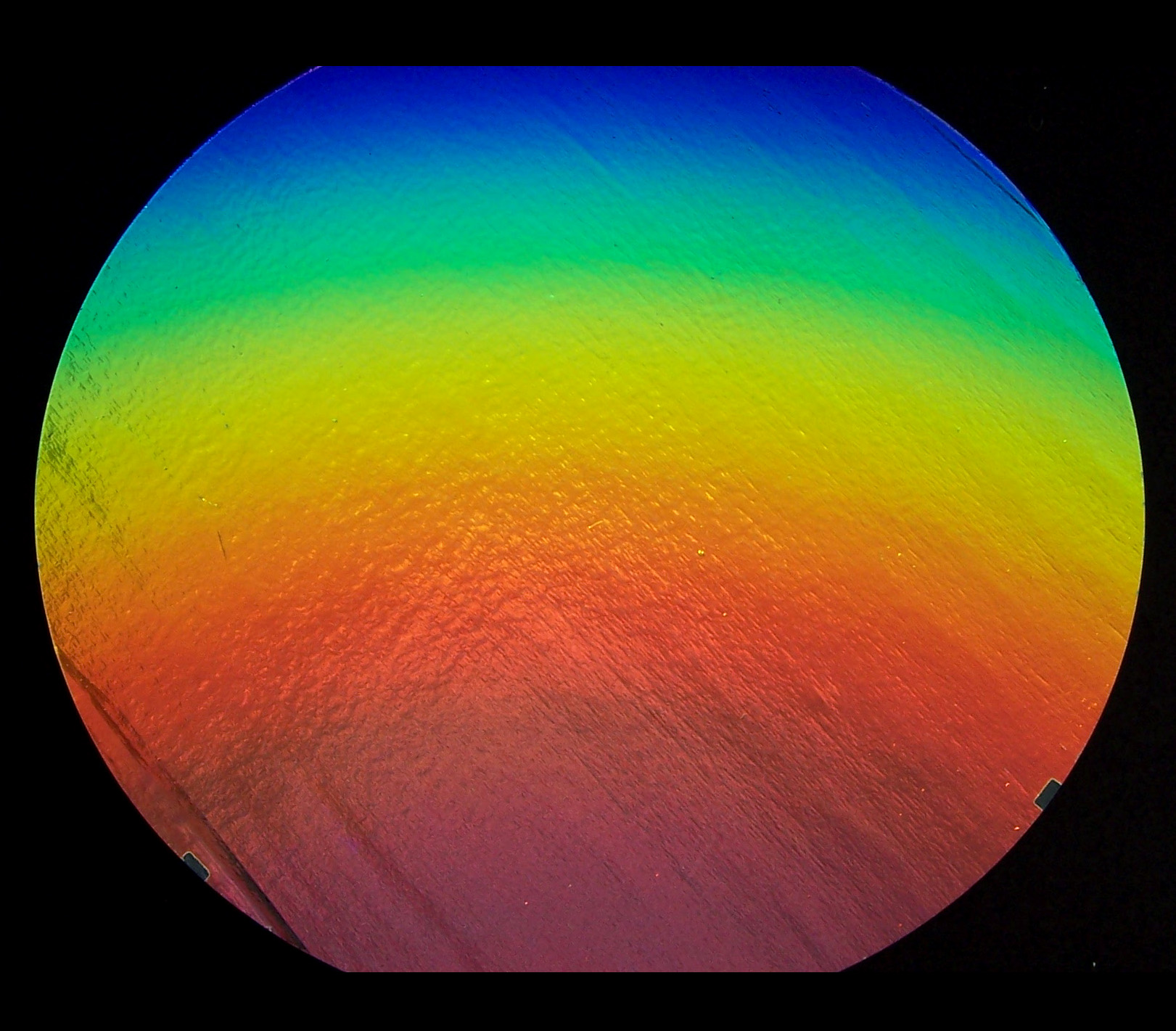 Cbs Rainbow 1 vetro dicroico lastra rotonda 19 arcobaleno