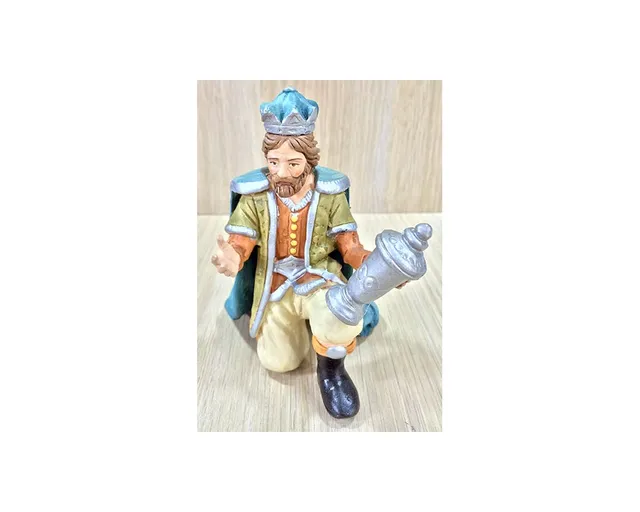 Ditta Montanini T1608 Re saraceno pastore terracotta 16 cm