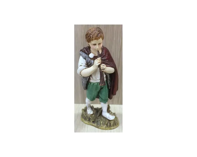 Pastori Landi 1256-01 Pifferaio 12cm statuina presepe dipinta a mano