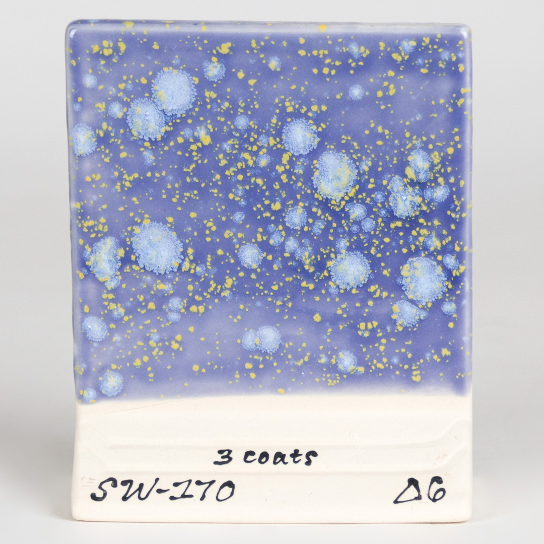 Mayco Foundations Blue Hydrangea smalto cristalli blu
