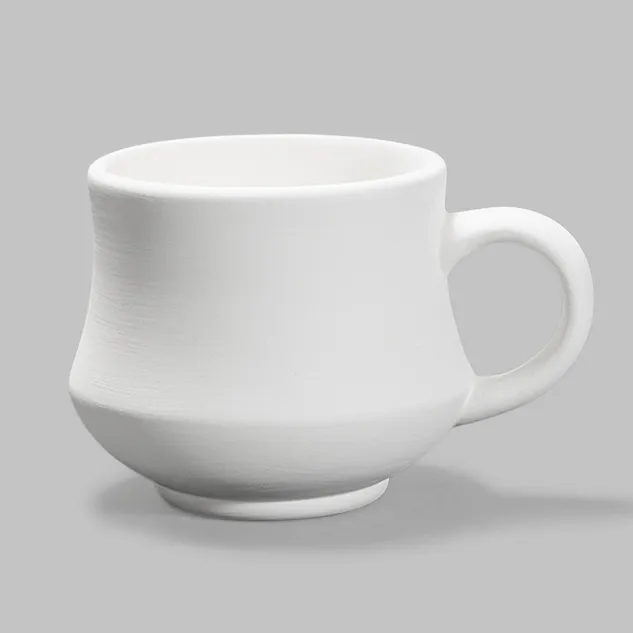 Mayco Stoneware Bisque Hippy Mug tazza bisque gres
