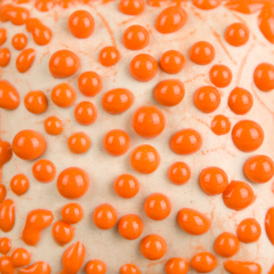 Mayco Ritual Glaze Orange Bead smalto ceramica arancione perlato