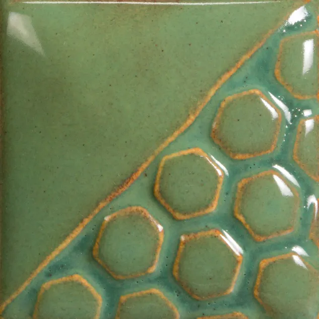 Mayco Elements Turtle Shell smalto verde acqua lucido