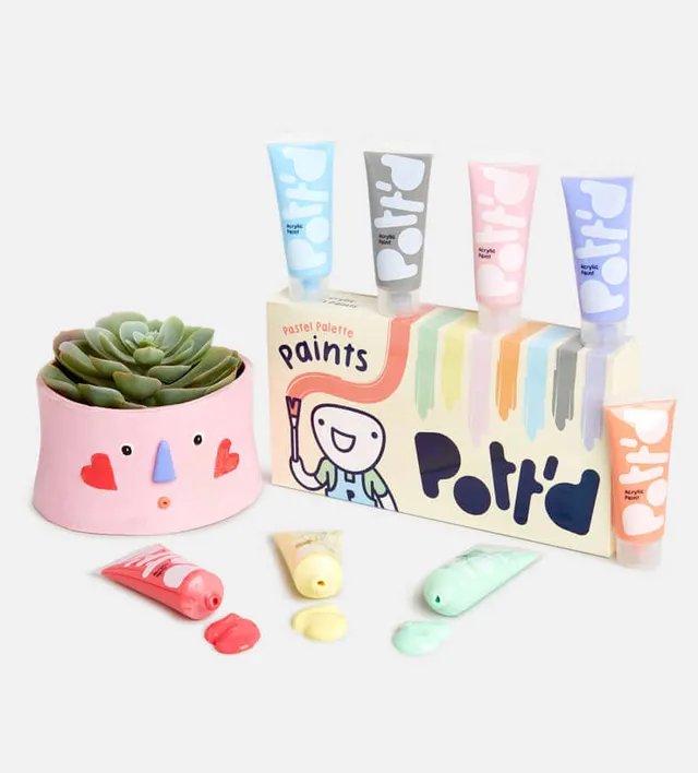 Pott'd Extras Pottery Paints set colori ceramica pastello