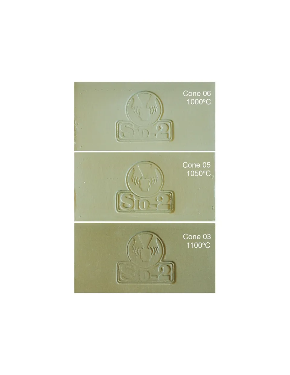 Sio-2 PLV Verde impasto ceramico verde bassa temperatura