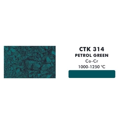 CERCO Underglazes CTK-314 ingobbio ceramica verde petrolio