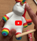 Pott'd Projects Over The Rainbow Kit Unicorno Ceramica