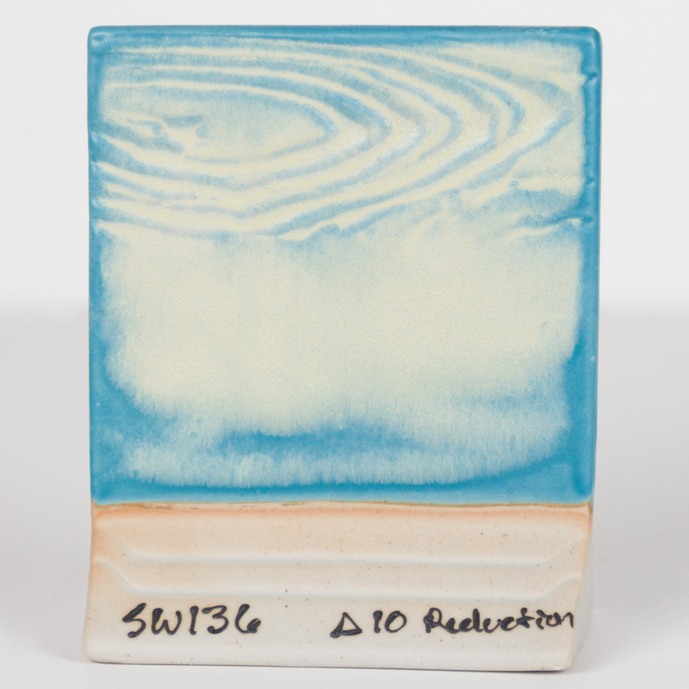 Mayco Stoneware Weathered Blue smalto gres blu opaco