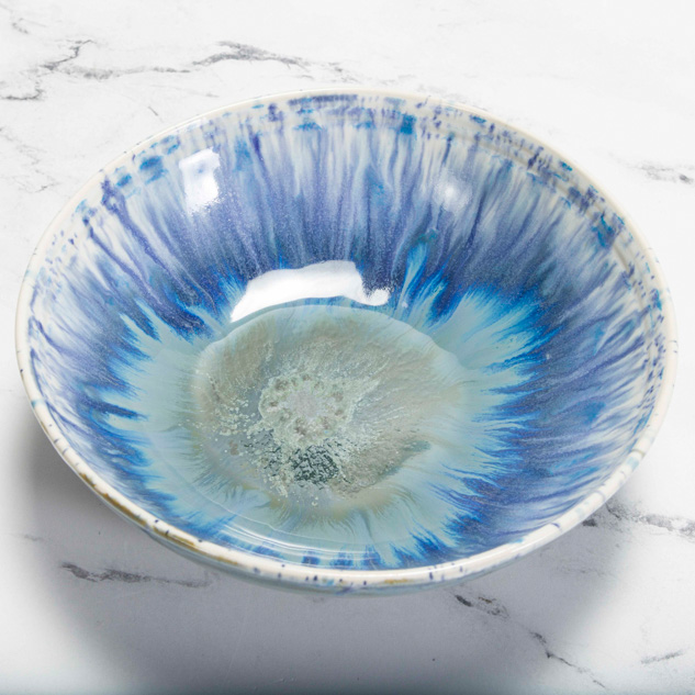 Mayco Stoneware Bisque Rimmed Bowl ciotola biscotto