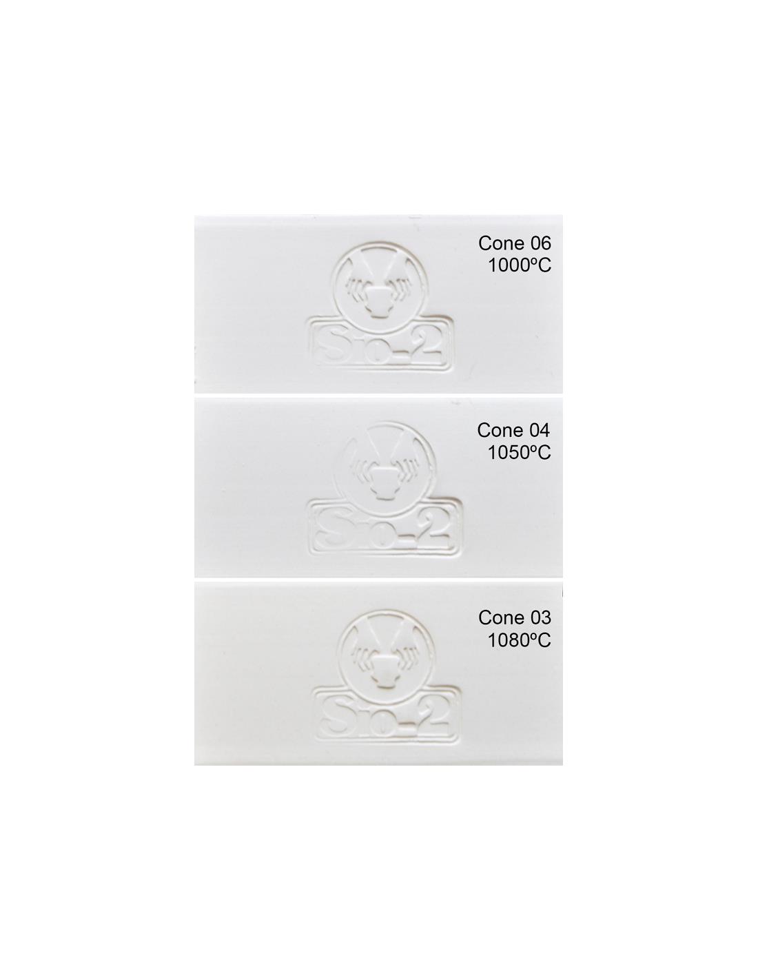 SIO-2 PA White argilla bianca impasto ceramico stabile