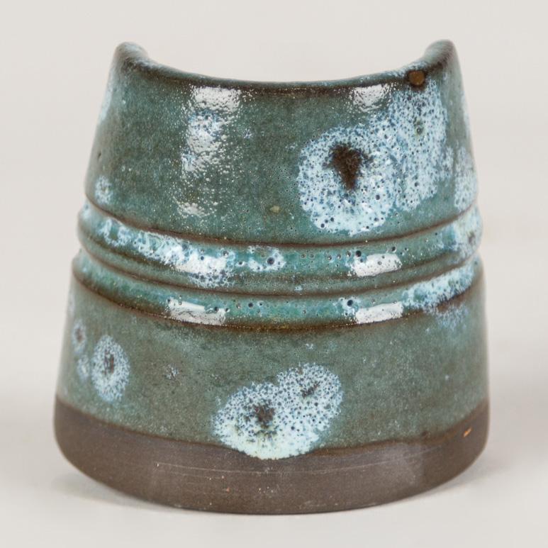 Mayco Foundations Celadon Bloom smalto ceramica verde cristalli