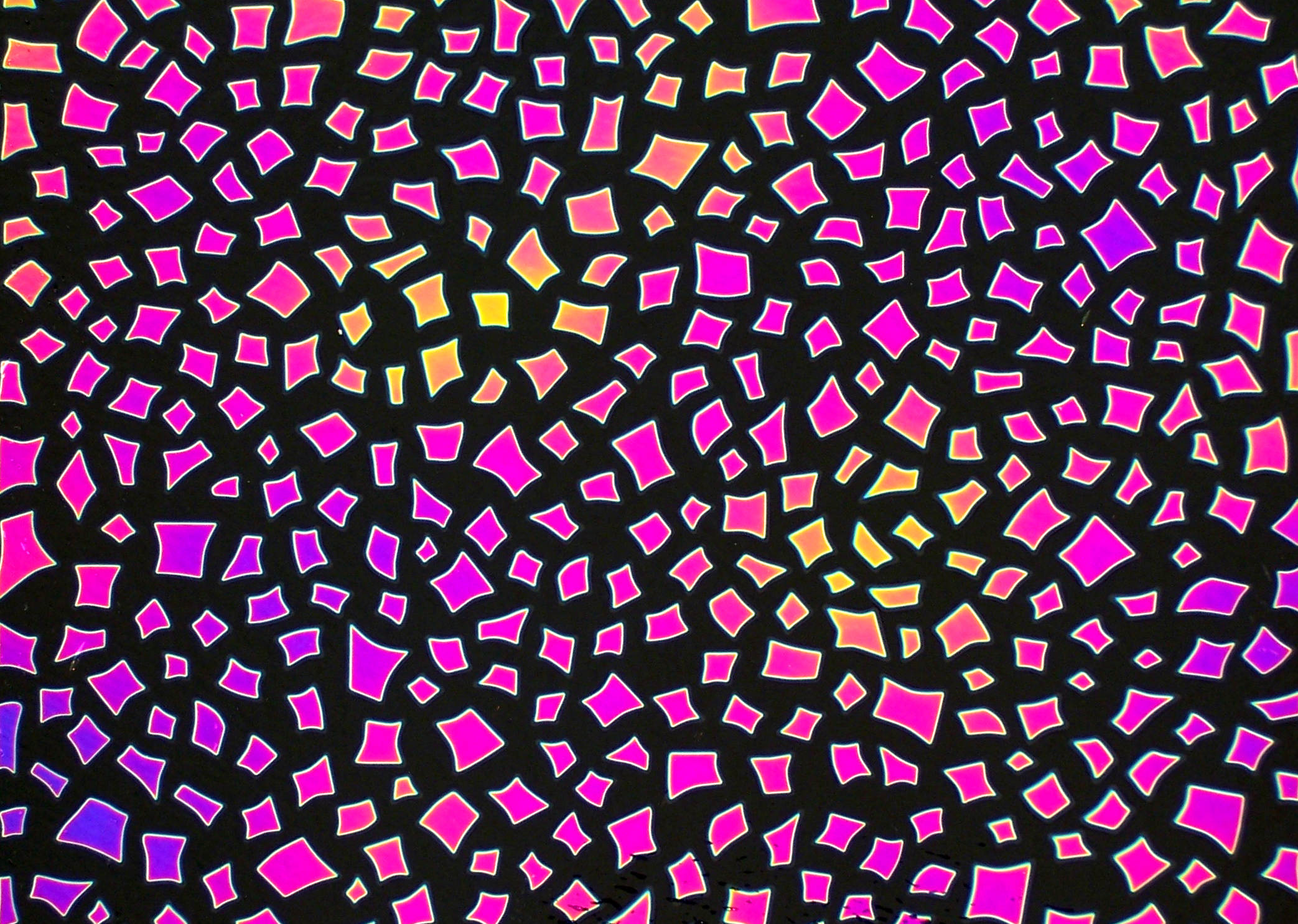 Cbs Borderline Confetti vetro dicroico verde magenta blu aurora