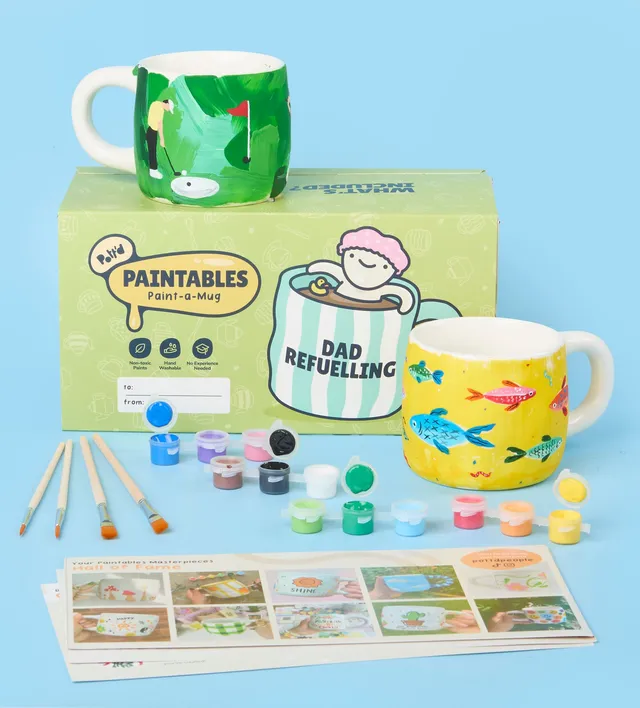 Pott'd Painting Kits Tazza festa del papà kit pittura ceramica