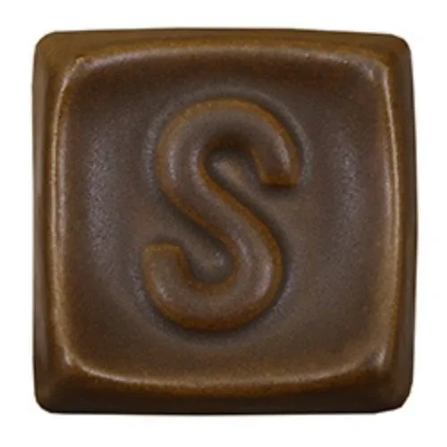 CERCO Low Fire S 1633 smalto ceramico marrone cioccolato