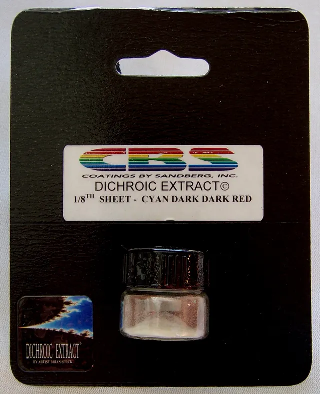 CBS Dichroic Extract Cyan Dark Red flacone 1/8 foglio