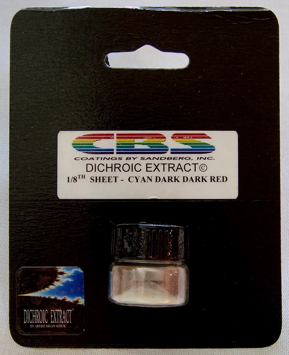 CBS Dichroic Extract Cyan Dark Red flacone 1/8 foglio