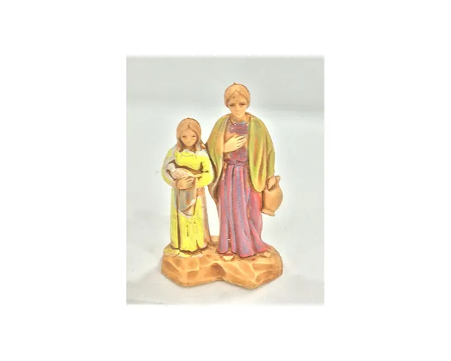 Ditta Montanini Landi 3536 donna bimba statuina presepe