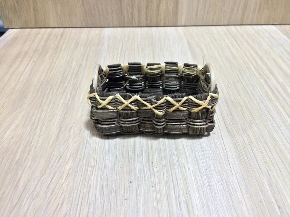 Montanini CS006 spasella cestino presepe 7x4x3 cera