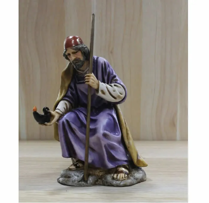 Ditta Montanini Landi 1336 San Giuseppe seduto 13 cm statuina