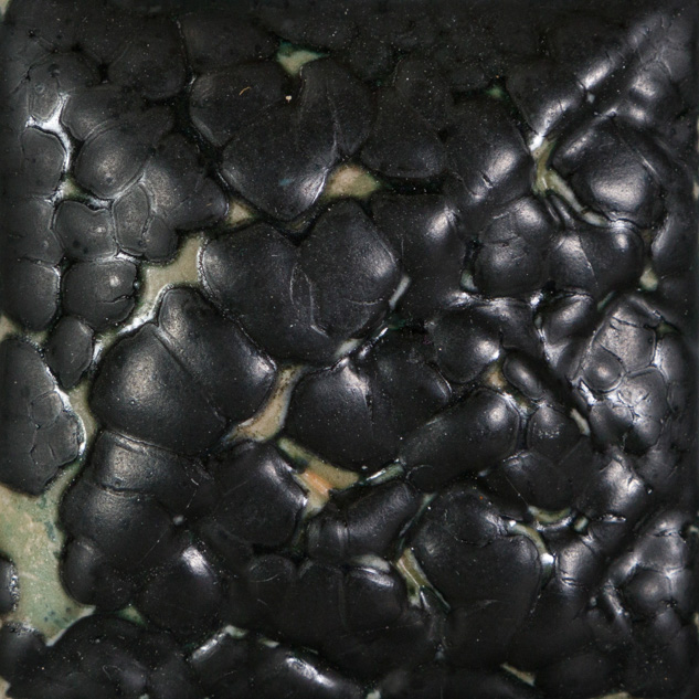 Mayco Black Mudcrack smalto ceramica nero effetto crepa