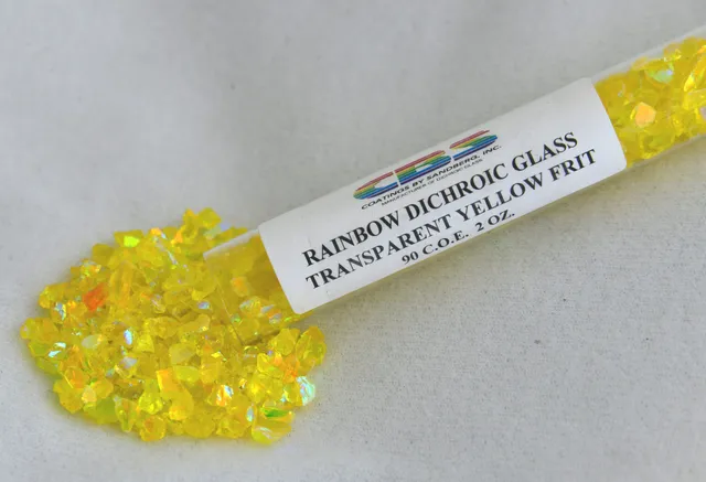 CBS Fritta Vetro Gialla Rainbow Coarse Frit 90/96 COE