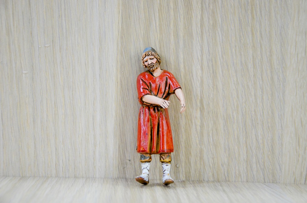 Pastori Landi 1029-281 Muratore statuina presepe 10 cm