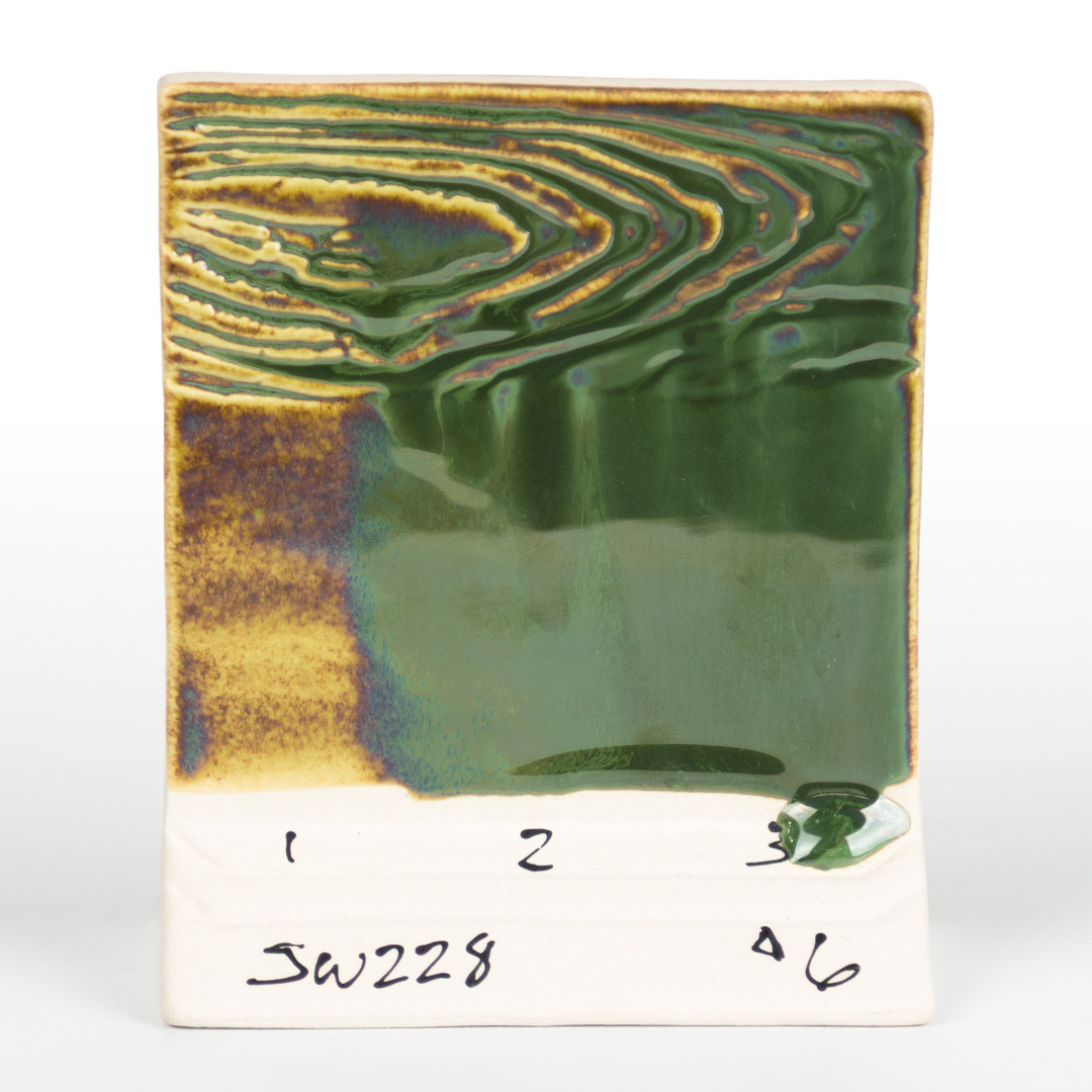 Mayco Stoneware Beetlewing smalto gres verde iridescente cono 6