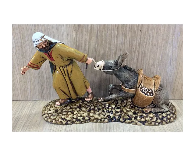 Ditta Montanini Landi 1029-06 gruppo presepe Fuga in deserto