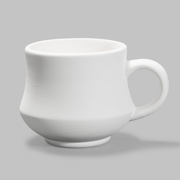 Mayco Stoneware Bisque Hippy Mug tazza bisque gres